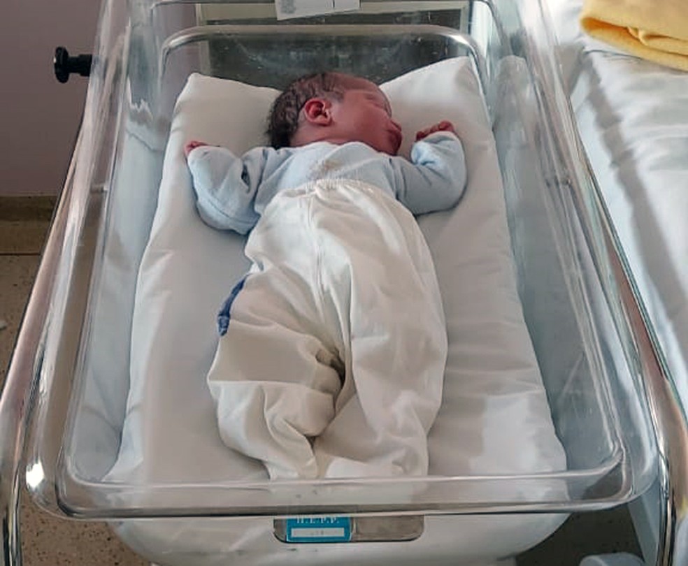 Emilly Manuelly nasceu na tarde desta quarta-feira (24), em Presidente Prudente — Foto: Central de Ambulância/Same 192
