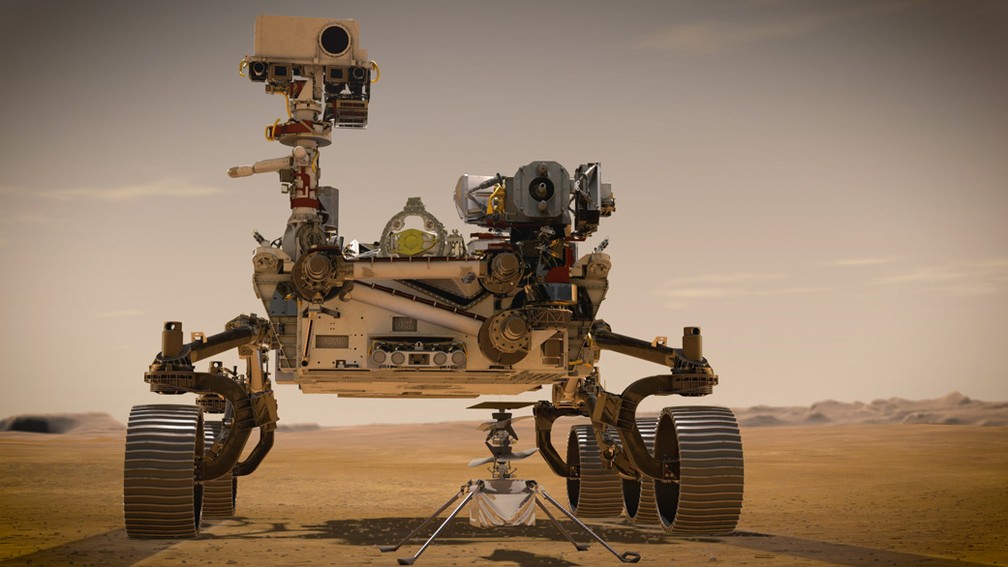 O Perseverance, o novo robô que a Nasa enviará rumo a Marte — Foto: Nasa