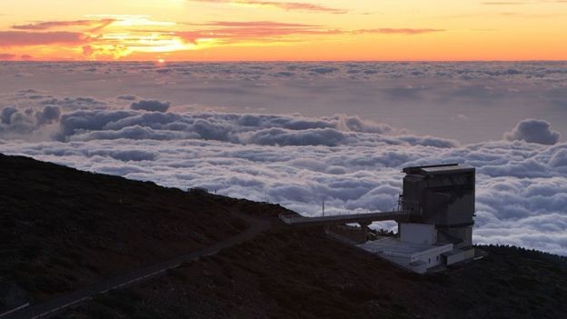 As observações foram feitas no Telescópio Nacional Galileu, nas Ilhas Canárias (Foto: Getty Images via BBC News Brasil)