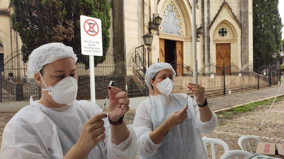 Decisão inédita de Botucatu amplia vacinação da quarta dose em idosos a partir de 60 anos  — Foto: Prefeitura de Botucatu / Divulgação 