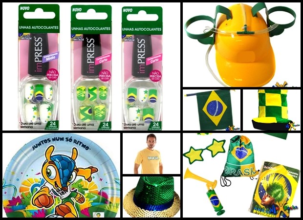 Produtos relacionados à Copa da Marukom e da Max Festa (Foto: Divulgação)
