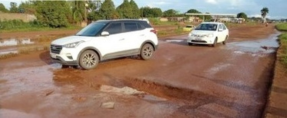 MPF pede recuperação de trecho da BR-364 em Itapuã do Oeste, RO. — Foto: MPF/Divulgação