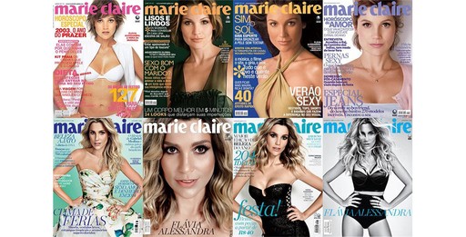 Flávia Alessandra: "Essa semana a Marie Claire completa 25 anos de vida e eu tenho o maior orgulho de fazer parte dessa história!! Parabéns!!!"