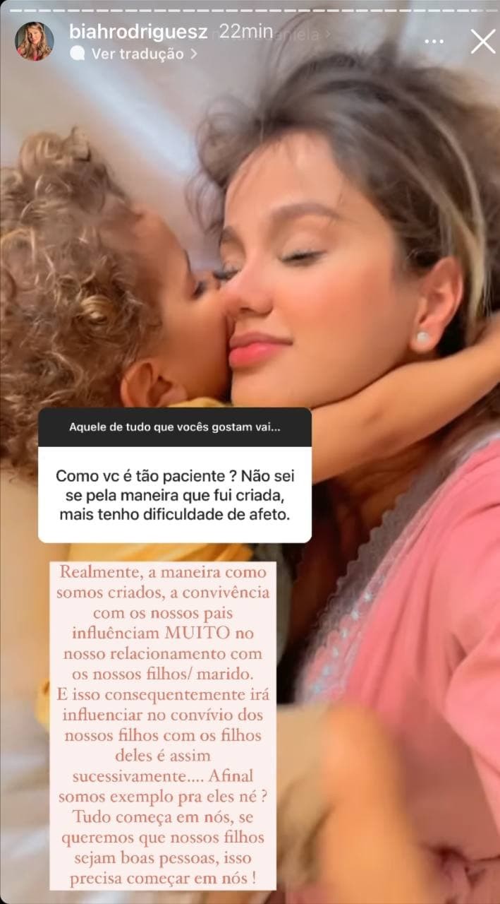 Biah Rodrigues responde seguidores nas redes sociais e fala sobre paciência (Foto: Reprodução / Instagram)
