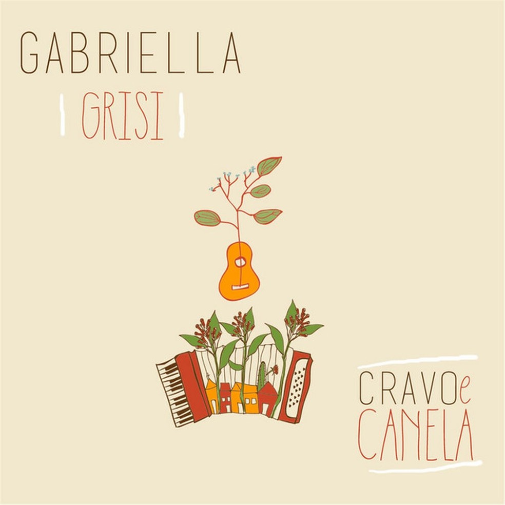 EP "Cravo e Canela", de Gabriella Grisi (Foto: Arte/Luyse Costa/Divulgação)
