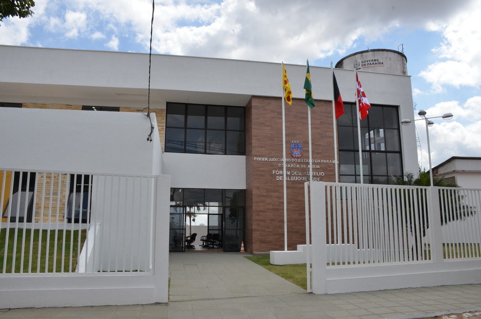 Fórum Desembargador Aurélio de Albuquerque, em Areia, PB — Foto: TJPB/Divulgação
