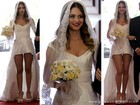 Causando de véu e grinalda! Confira o 'look' noiva de Fatinha em Malhação