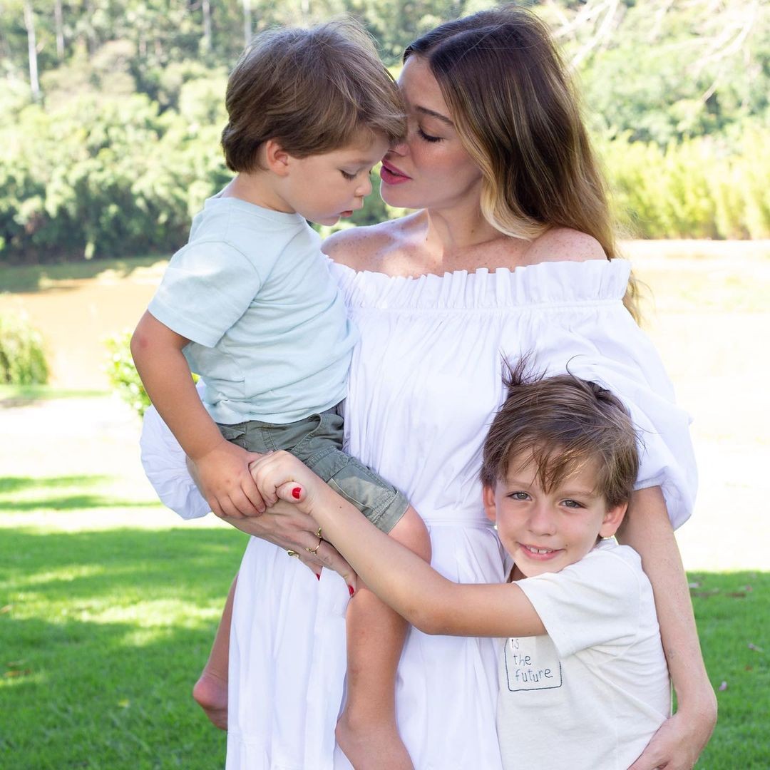 Luma Costa com os filhos (Foto: Reprodução / Instagram)