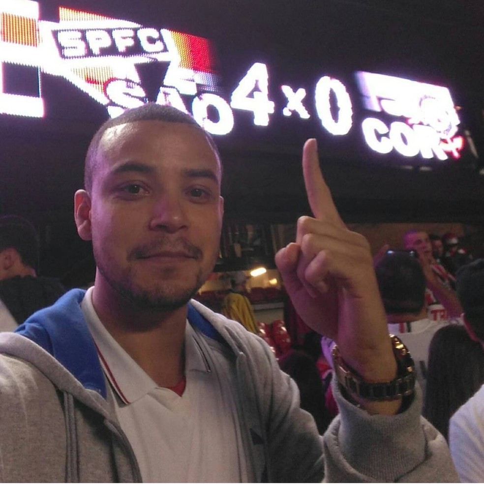 Rodriguinho é presença constante nos jogos do São Paulo no Morumbi — Foto: Arquivo pessoal