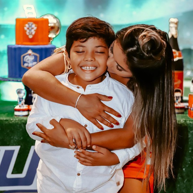Mileide Mihaile celebra os 8 anos do filho Yhudi (Foto: Reprodução/Instagram) Mileide Mihaile celebra os 8 anos do filho Yhudi (Foto: Reprodução/Instagram)