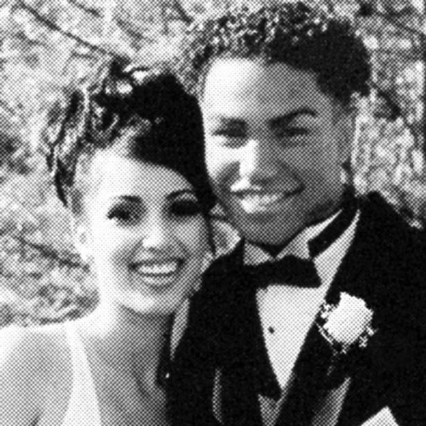 A socialite e estrela de reality show Kim Kardashian foi ao baile de formatura acompanhada de um sobrinho de Michael Jackson, T. J. Jackson, seu primeiro namorado. (Foto: Acervo Pessoal)
