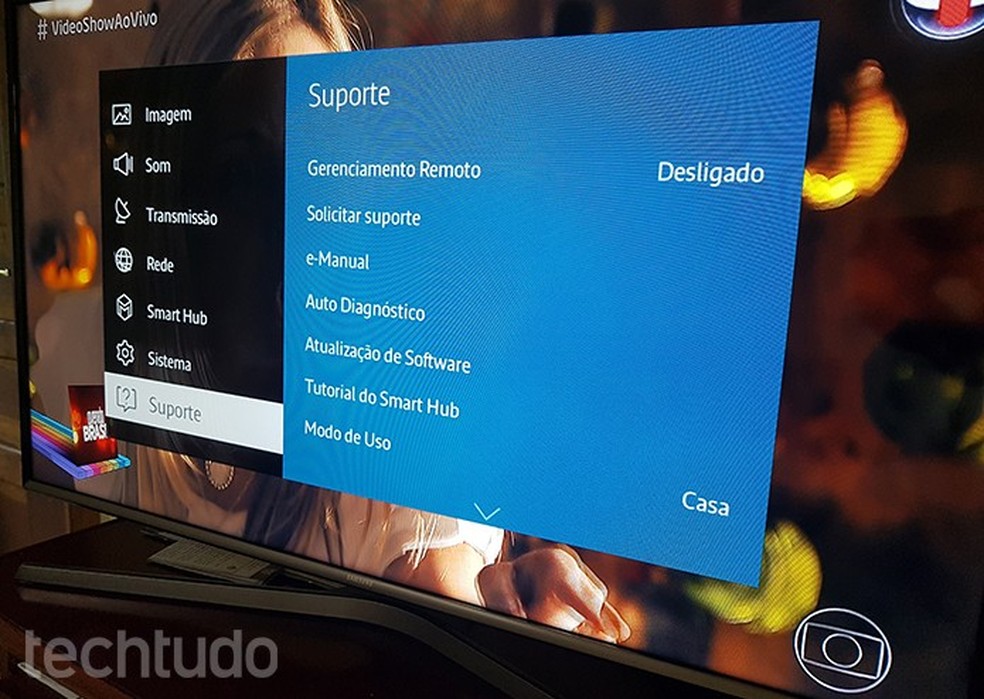 Como descobrir o modelo da sua smart TV Samsung TVs TechTudo