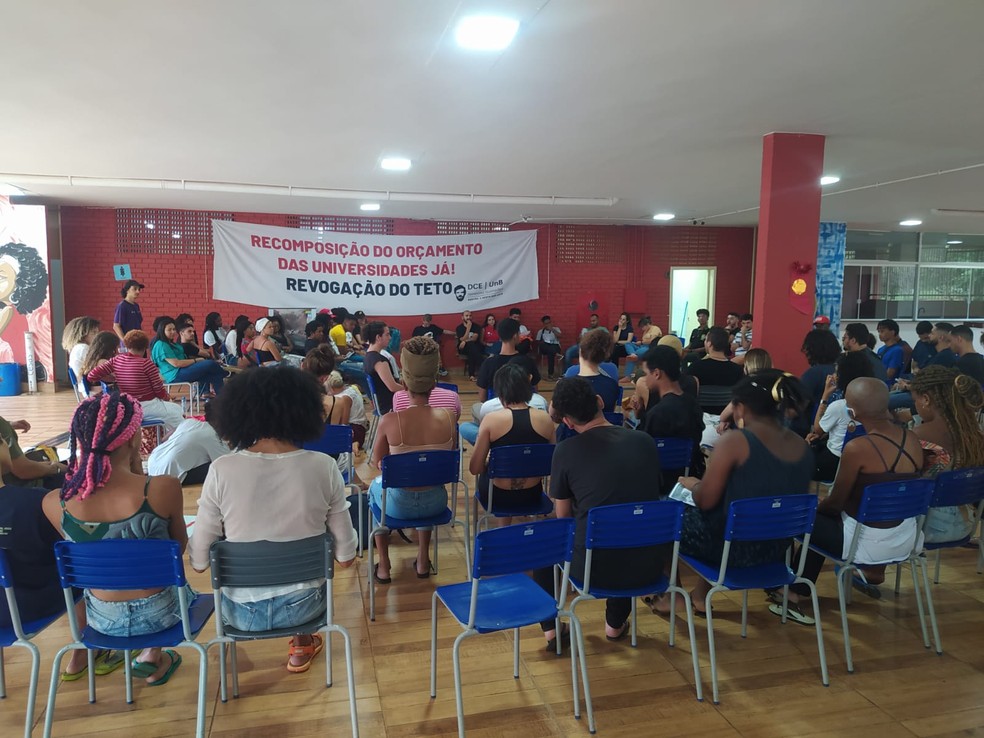 Grupo participou evento organizado pelo DCE da UnB em Brasília.  — Foto: Cedida. 