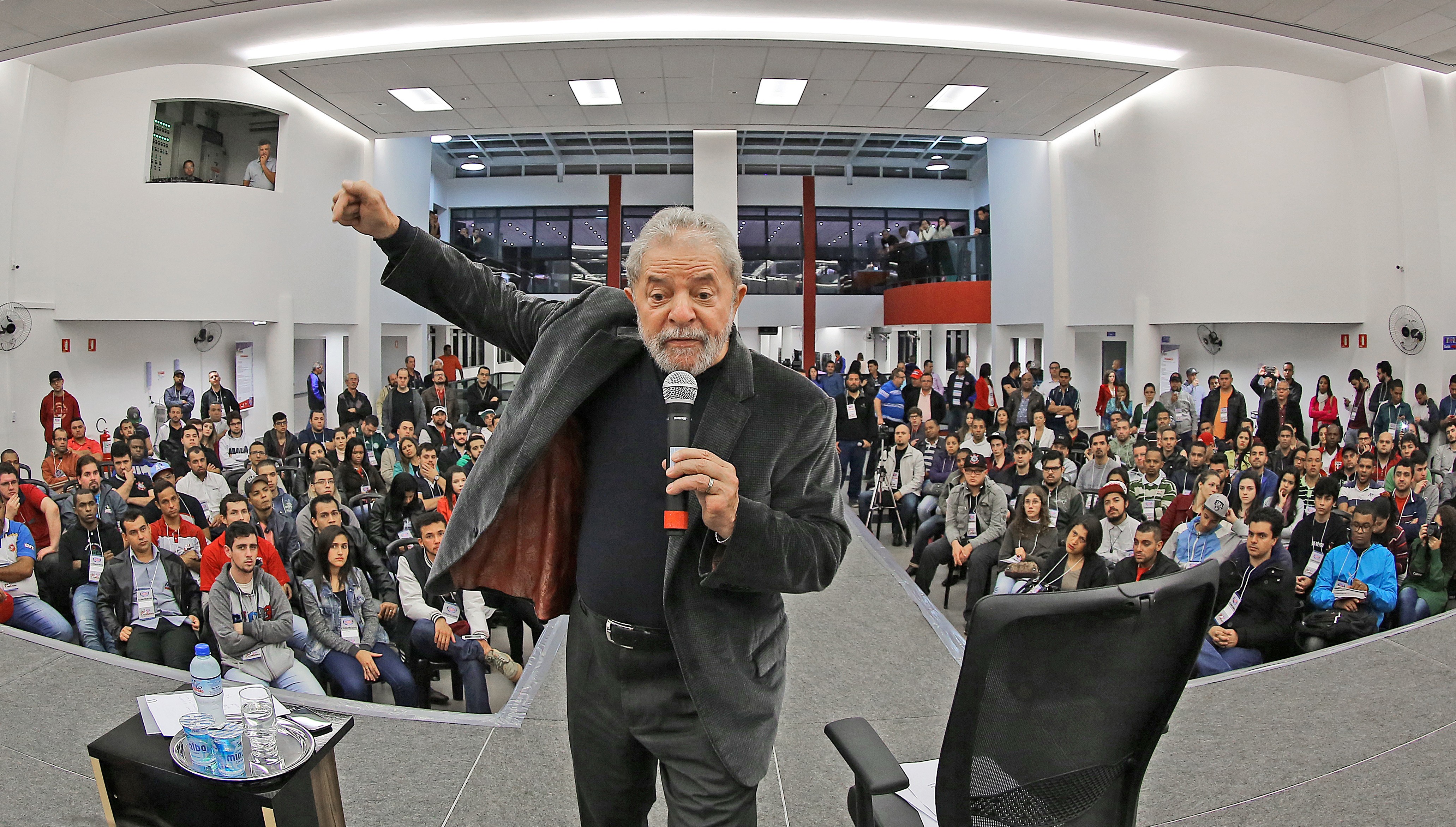 Lula, durante encontro com a Juventude Metalúrgica do ABC Paulista (Foto: Ricardo Stuckert/ Instituto Lula)
