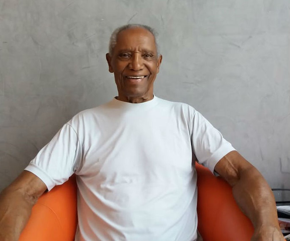 Aos 93 anos, o aposentado Wilson conta que morre de orgulho de ser integrante do Curitiba Men's — Foto: Arquivo pessoal 
