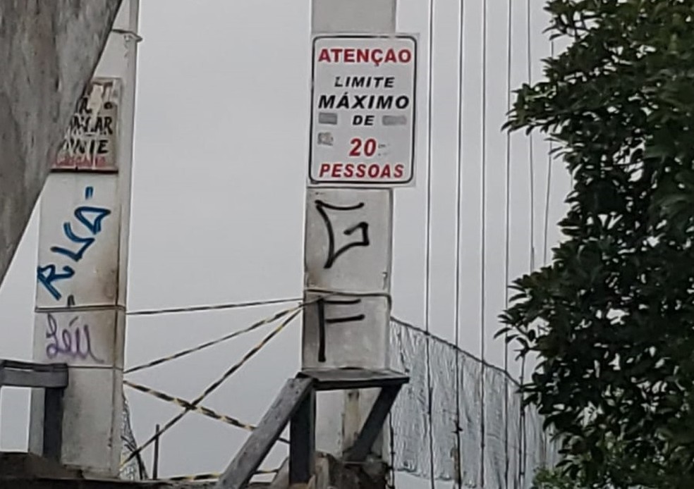 Ponte em Passo de Torres — Foto: Divulgação/Arquivo Pessoal