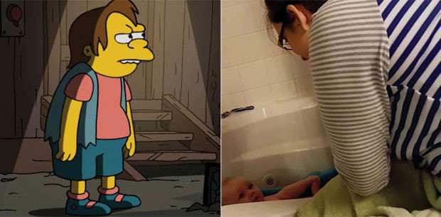 Nelson Muntz, o personagem de Simpson cuja risada é imitada pelo bebê (Foto: Reprodução)