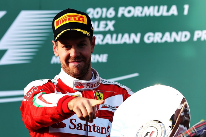 Sebastian Vettel GP da Austrália Fórmula 1 (Foto: Getty Images)