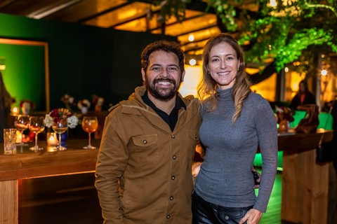 Léo Galvão e Gisela Estella (Foto: David Mazzo)