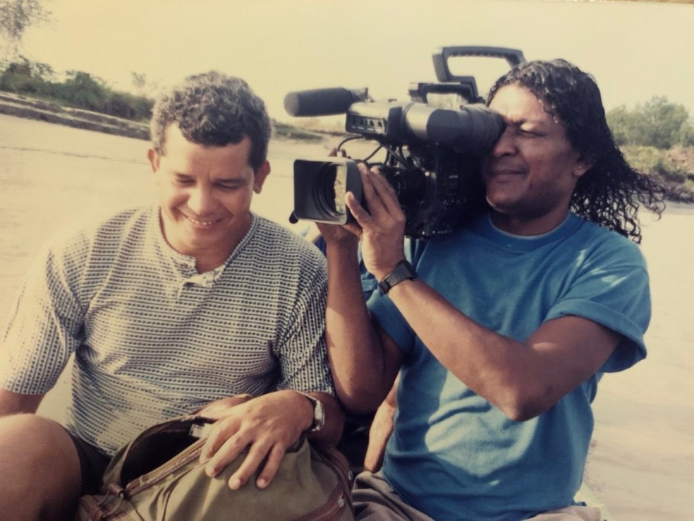 Profissional começou sua carreira na TV Ribamar, afiliada da TV Bandeirantes no Maranhão — Foto: Arquivo pessoal