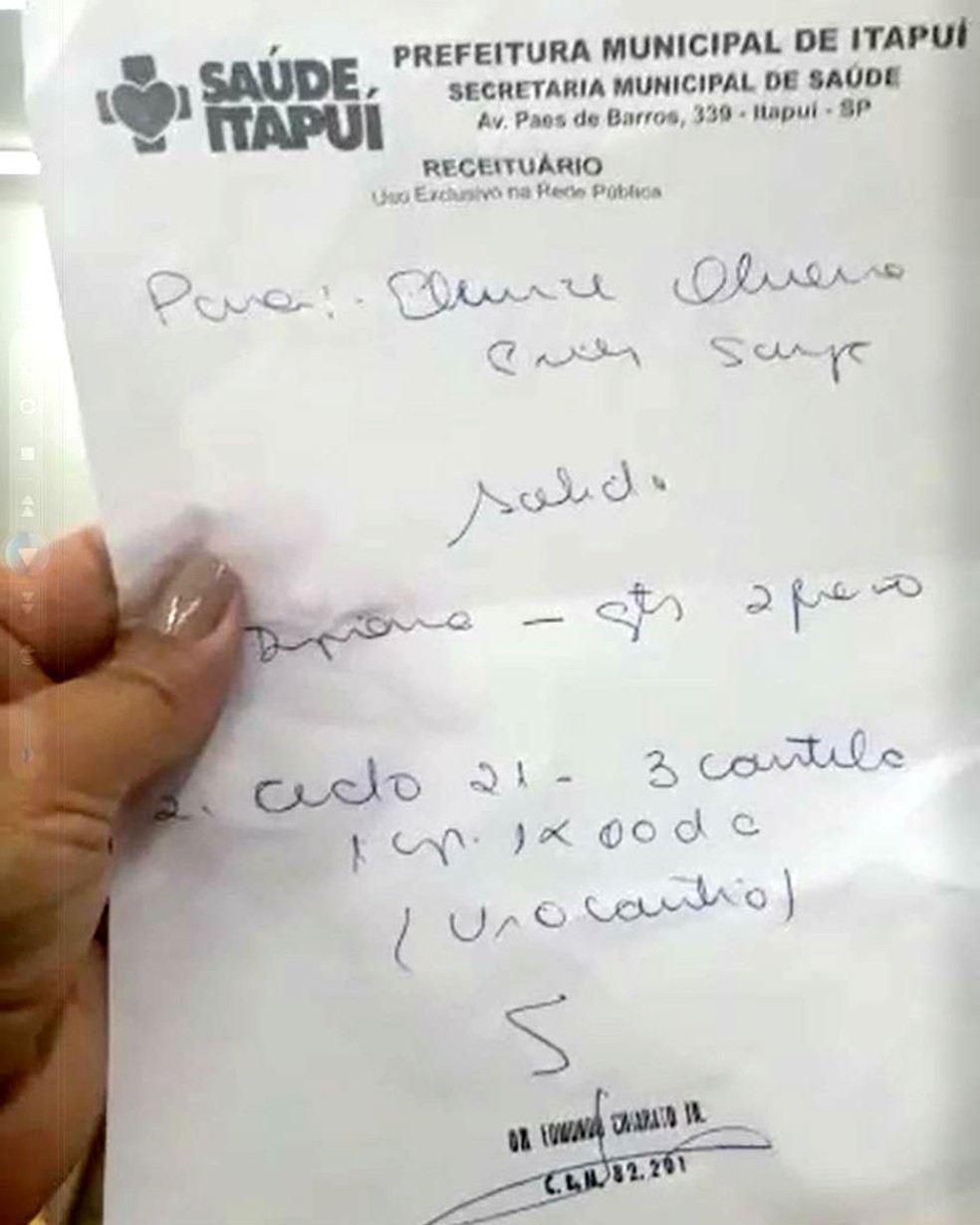 Mp Vai Apurar Se Vice Prefeita De Itapuí Prescrevia Receitas