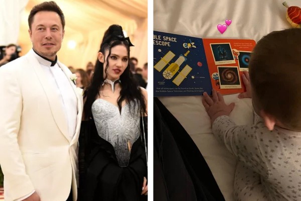 Elon Musk e Grimes são pais do pequeno X Æ A-Xii (Foto: Getty Images ; Reprodução / Instagram)