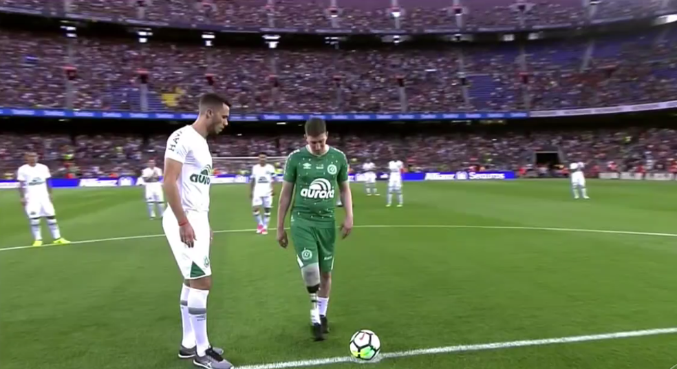 Barcelona x Chapecoense - Camp Nou (Foto: reprodução)