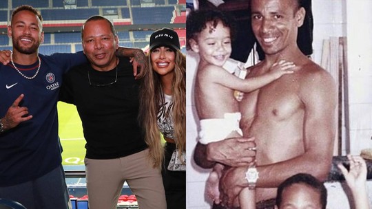 Rafaella Santos homenageia Neymar e o pai com clique antigo: "Sempre nós três"