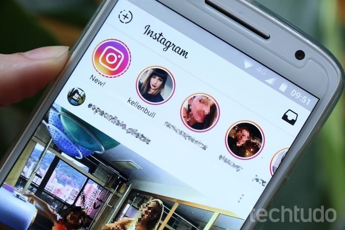 Como usar snaps em posts do Instagram Stories (Foto: Carolina Oliveira/TechTudo)