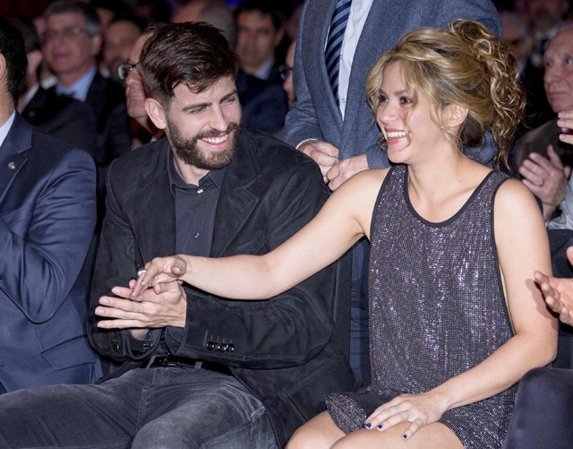 Shakira e Piqué  (Foto: Grosby Group )