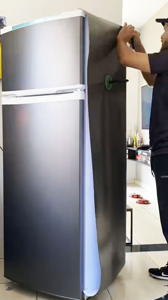Geladeira nova sem gastar muito? Aprenda a envelopar você mesmo!