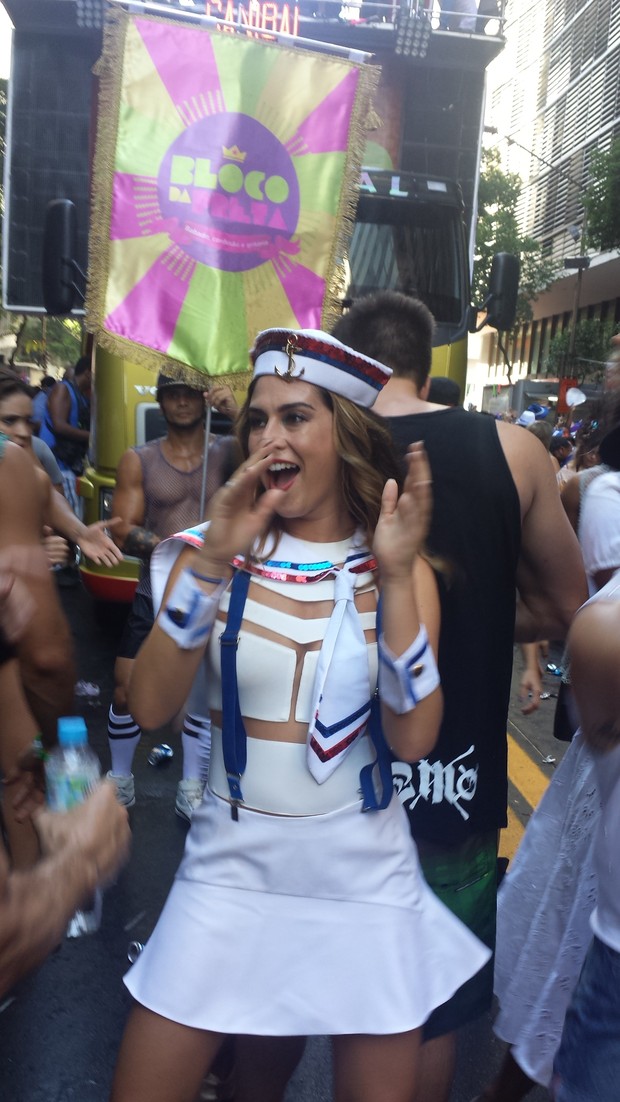 Fernanda Paes Leme Bloco da Preta Gil no Rio de Janeiro (Foto: Isac Luz / EGO)