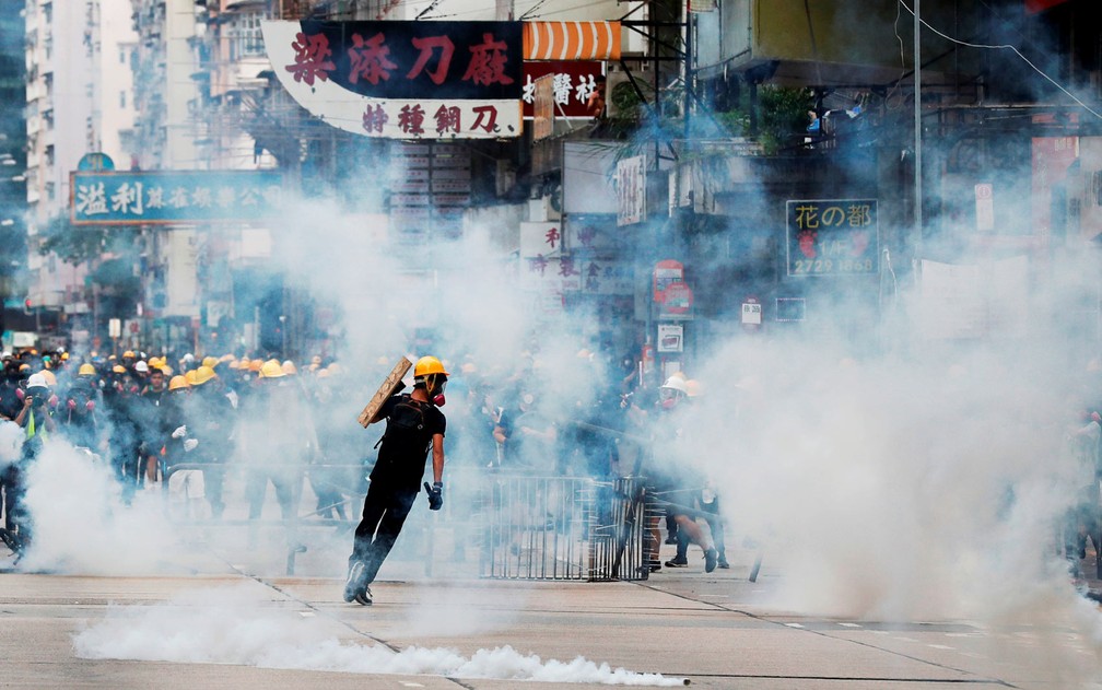 Onde de protestos entra em sua 11ª semana — Foto: Reuters/Tyrone Siu