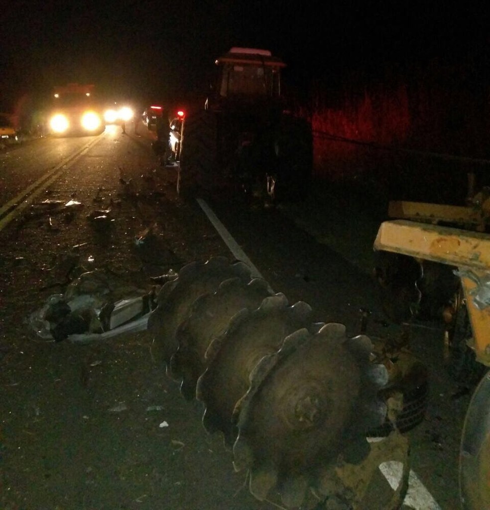 Acidente aconteceu TO-342 entre Miranorte e Miracema (Foto: Divulgação)