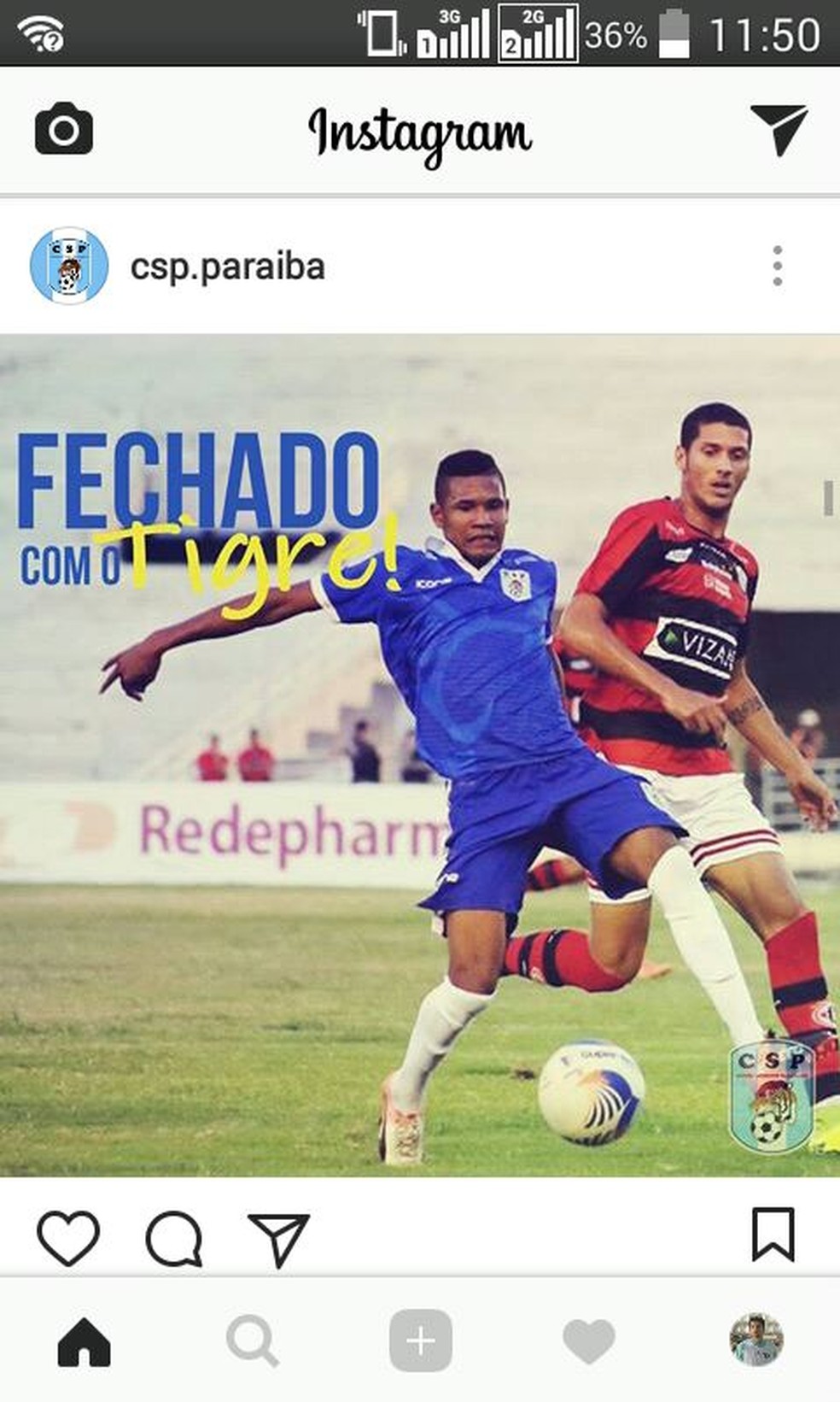 Fábio está de volta ao CSP após ser um dos artilheiros da 2ª Divisão do Paraibano (Foto: Divulgação/CSP)