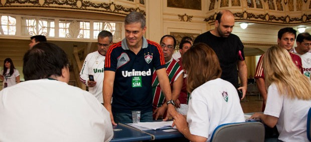 Peter Siemsen votação Fluminense (Foto: Site Oficial do Fluminense)