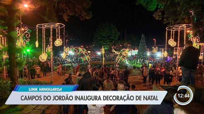 Campos do Jordão inaugura decoração de natal | Vale do Paraíba e Região | G1