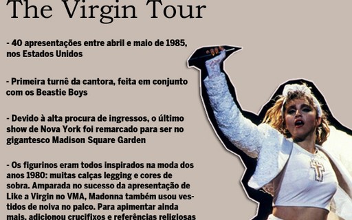 Madonna: The Virgin Tour (1985) - Quem | QUEM News