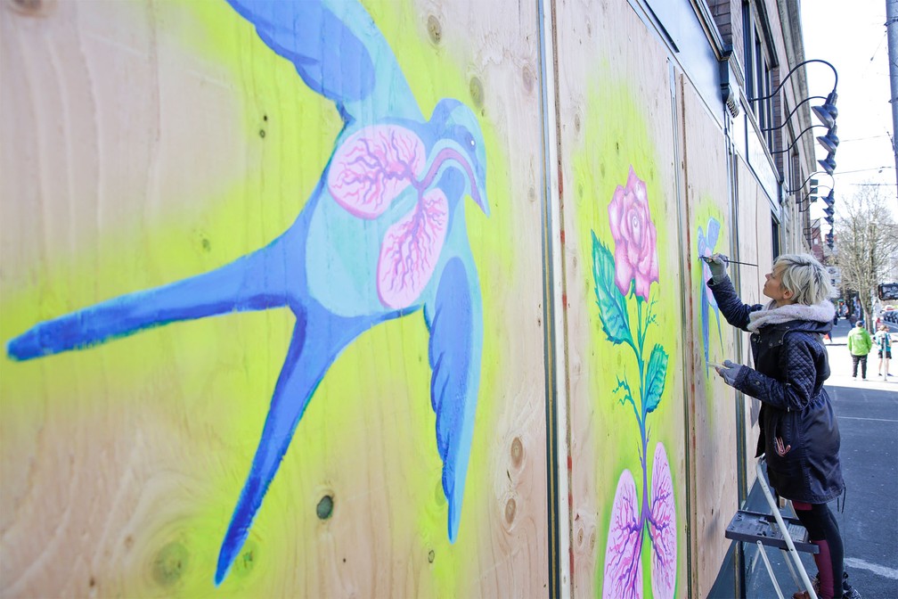 Coronavirus Arte Reflete Impacto Mundial Da Doenca Fotos Coronavirus G1