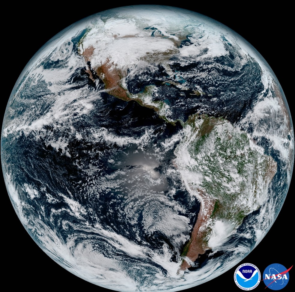 Se o mundo consumisse como a UniÃ£o Europeia, precisarÃ­amos de quase trÃªs planetas â Foto: Nasa/NOAA
