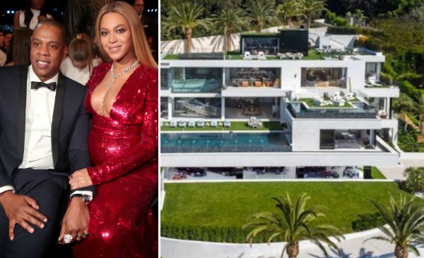 Jay-Z, Beyoncé e a casa comprada pelo casal (Foto: Getty Images/Divulgação)