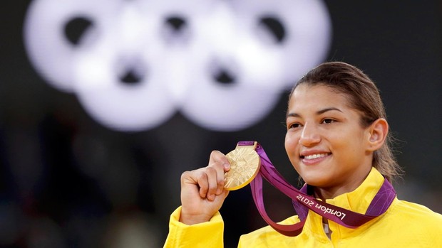 judô Sarah Menezes final olímpica medalha de ouro (Foto: Agência Reuters)
