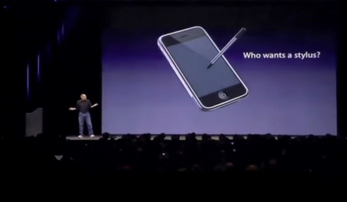 Apple desconsiderou introduzir caneta stylus (Foto: Reprodução/YouTube)