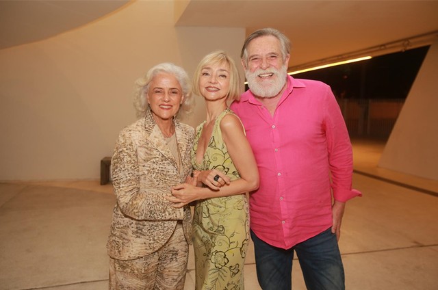 Marieta Severo, Maria de Medeiros e José de Abreu (Foto: Eny Miranda)