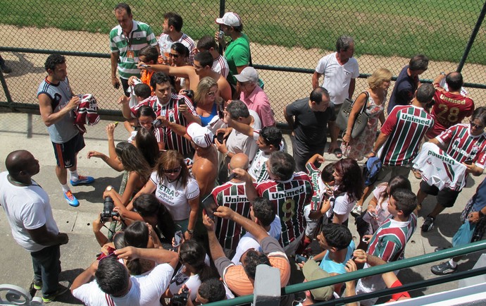 Fred treino Fluminense (Foto: Richard Souza)