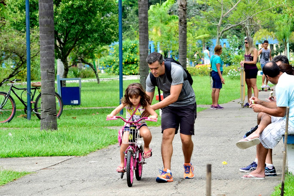 Domingo no Parque tem edição especial para o Dia dos Pais  — Foto: Jenny Faulstich
