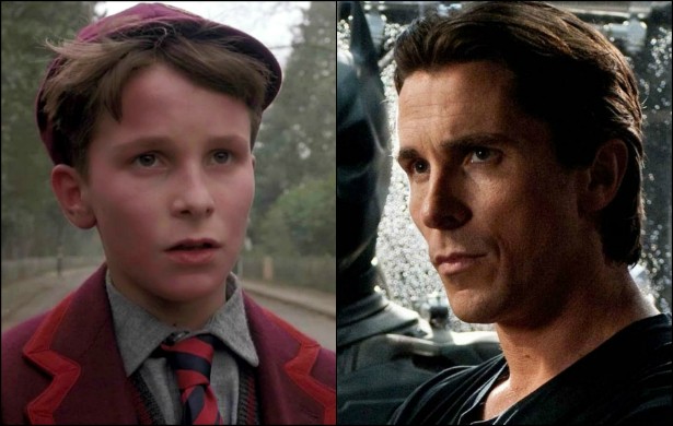 Outro Batman, Christian Bale, tinha só 13 anos quando estrelou 'Império do Sol' (1987). Hoje tem 40. (Foto: Reprodução)