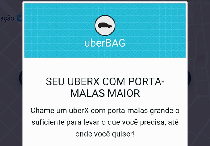 Uber libera UberBag para pedir carros com porta-malas amplo em São Paulo (Foto: Reprodução/Barbara Mannara)