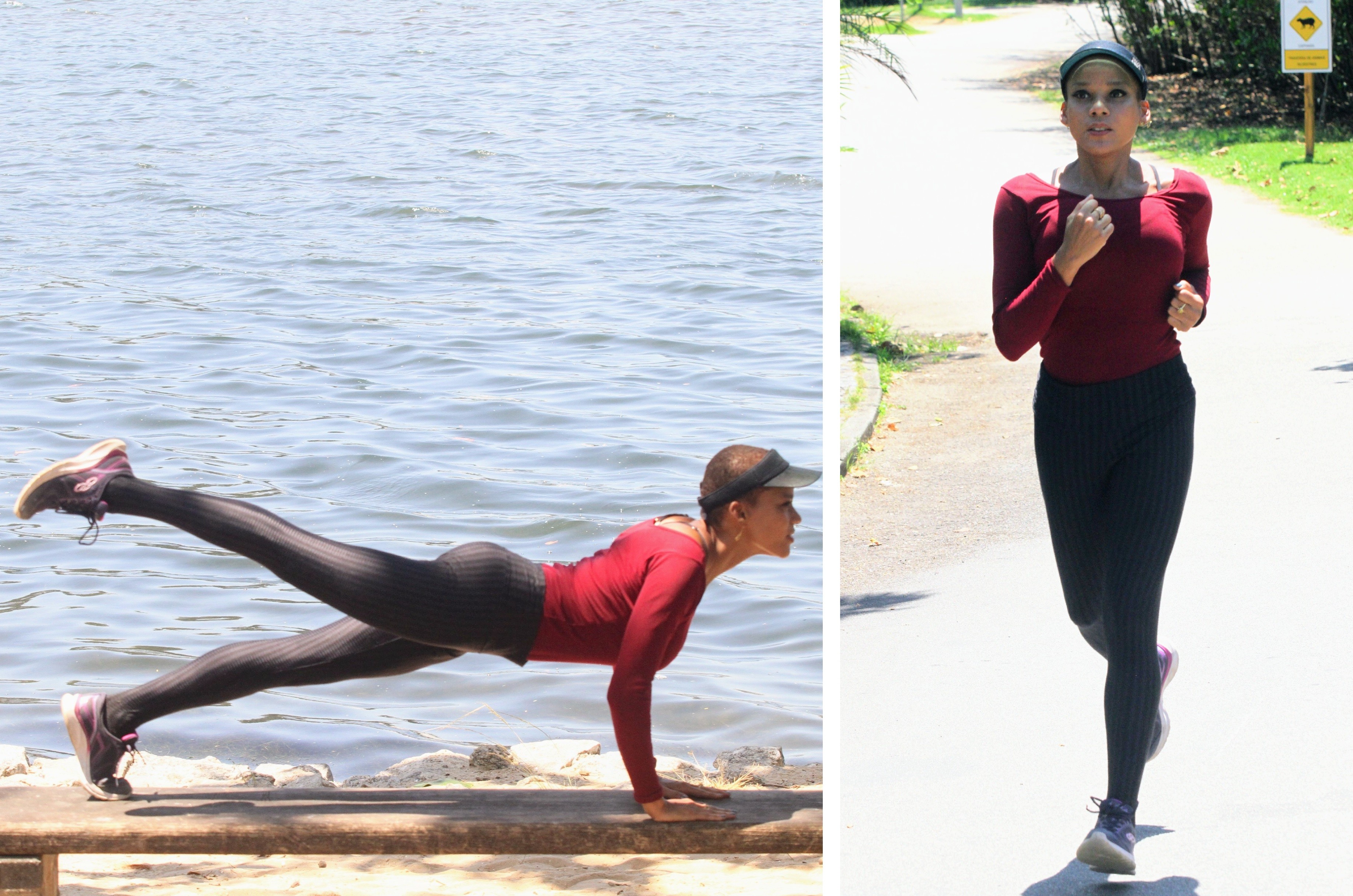 Yoga meditação ao ar livre e mulheres se exercitam na natureza para  fitness, paz e bem