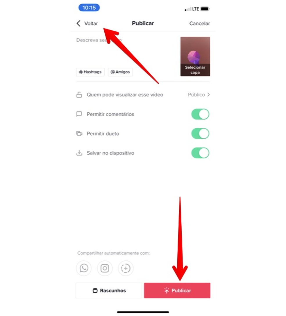 Como Salvar Um Tiktok Antes De Postar Redes Sociais Techtudo